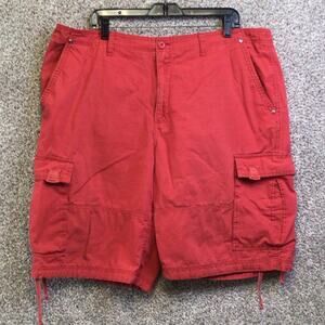 OP Ocean Pacific Men's Red cargo shorts size 40